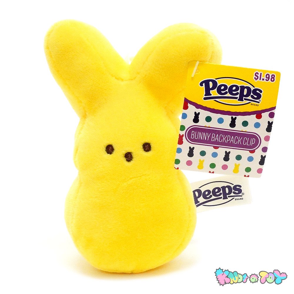 Peeps/ピープス・Bunny/バニー/ウサギ・イエロー・BACKPACK CLIP 