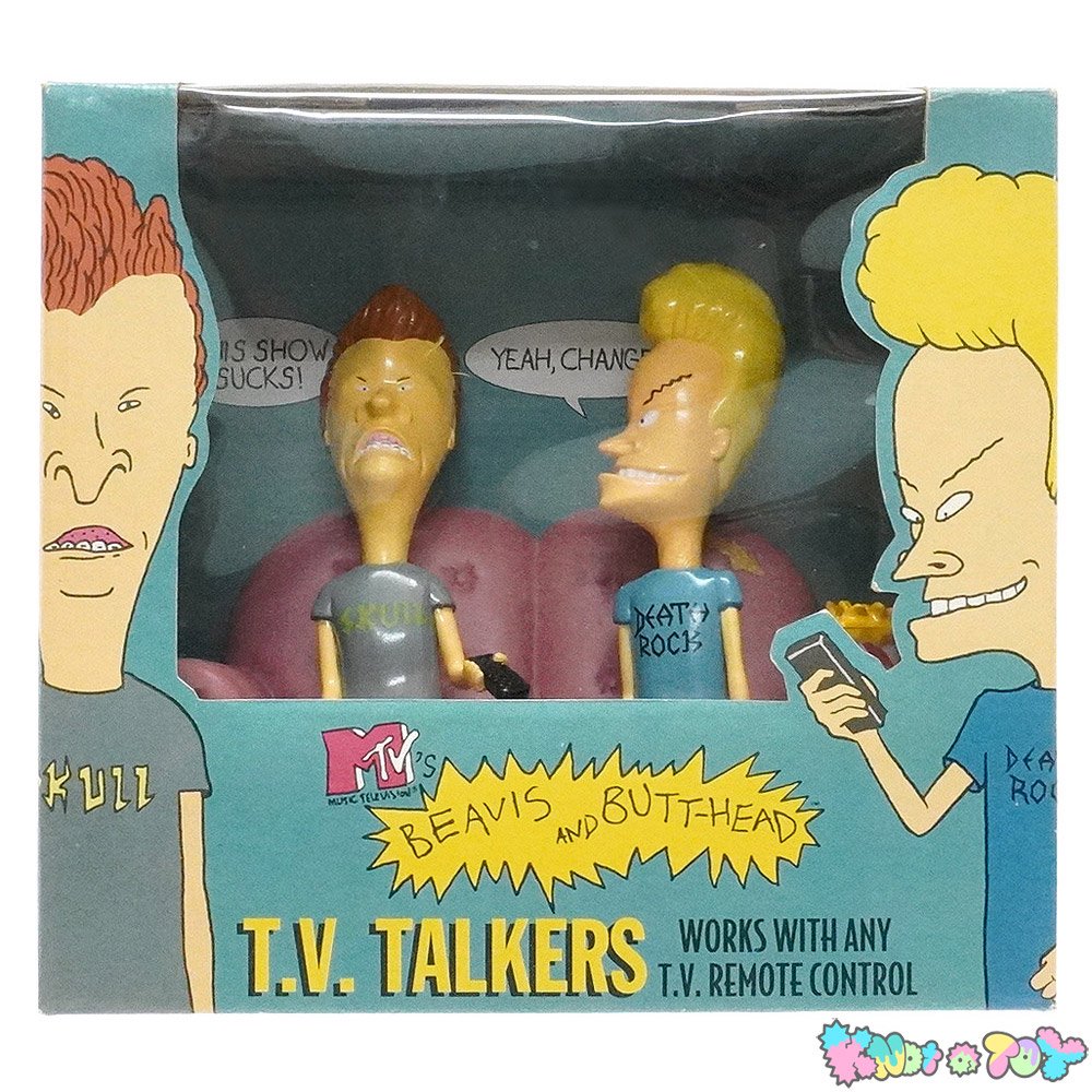 MTV'S/エムティーヴィーズ・BEAVIS AND BUTT-HEAD/ビーバスアンドバットヘッド・Figure/フィギュア  「T.V.TALKERS/テレビトーカーズ」 1996年 - KNot a TOY/ノットアトイ
