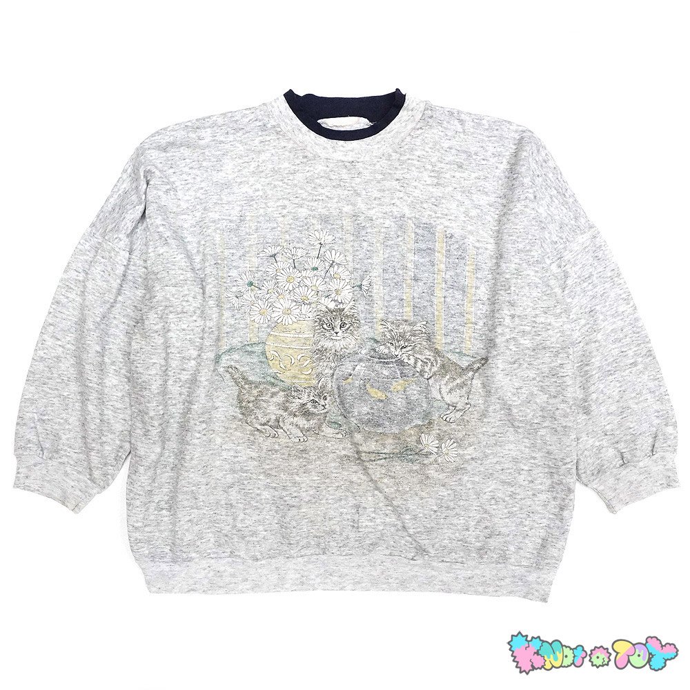 Vintage Puff Print Sweatshirt/ビンテージ発砲プリントスウェット