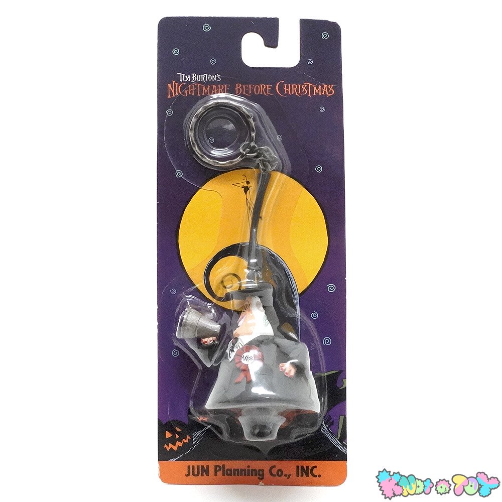 The Nightmare Before Christmas/ナイトメアビフォアクリスマス・ジュンプランニング・PVCフィギュア付きキーホルダー(キーチェーン)「MAYOR/メイヤー/市長」N-027  - KNot a TOY/ノットアトイ