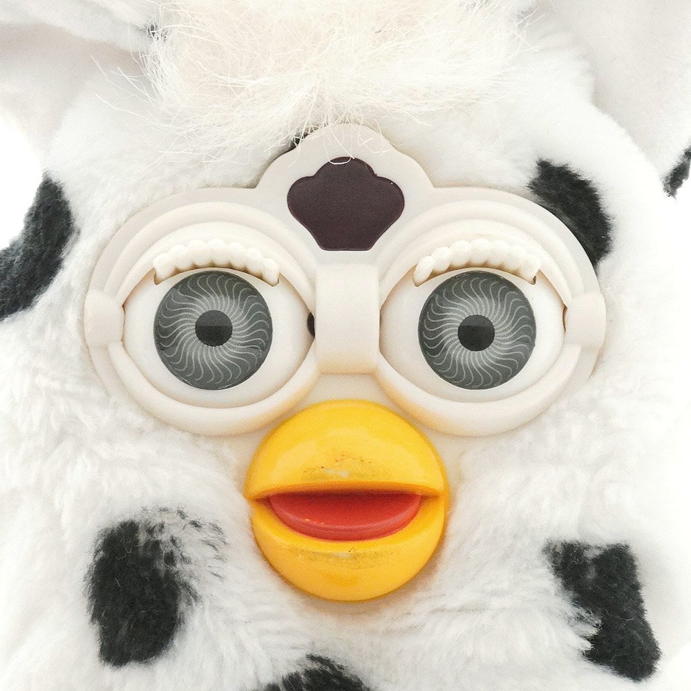 Furby/ファービー・Buddies/バディーズ・プチぬいぐるみ・ビーンバッグ 「Happy Joke/ハッピージョーク」  グレーアイ・黒ブチ柄×ホワイト・Dalmatian/ダルメシアン - KNot a TOY/ノットアトイ