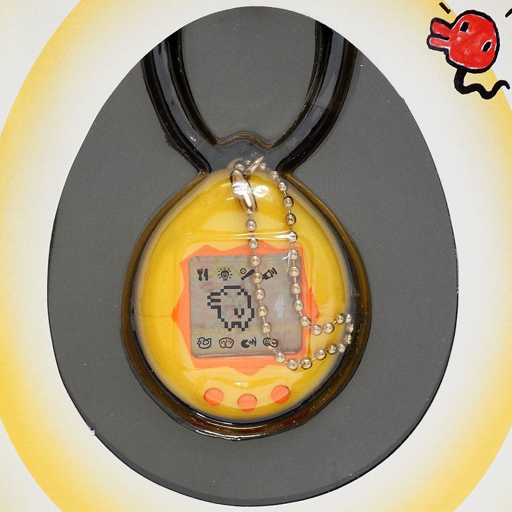 TAMAGOTCHI/たまごっち・BANDAI/バンダイ・逆輸入・英語版 「Yellow×Orange/イエロー×オレンジ/黄×橙」  未開封・1997年 - KNot a TOY/ノットアトイ