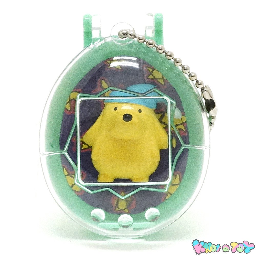 TAMAGOTCHI/たまごっち・BANDAI/バンダイ・たまごっちくらぶ(食玩)・Figure/フィギュア・キーホルダー/ボールチェーン 「ポチっち+ぐりーんのケース」  1997年 - KNot a TOY/ノットアトイ