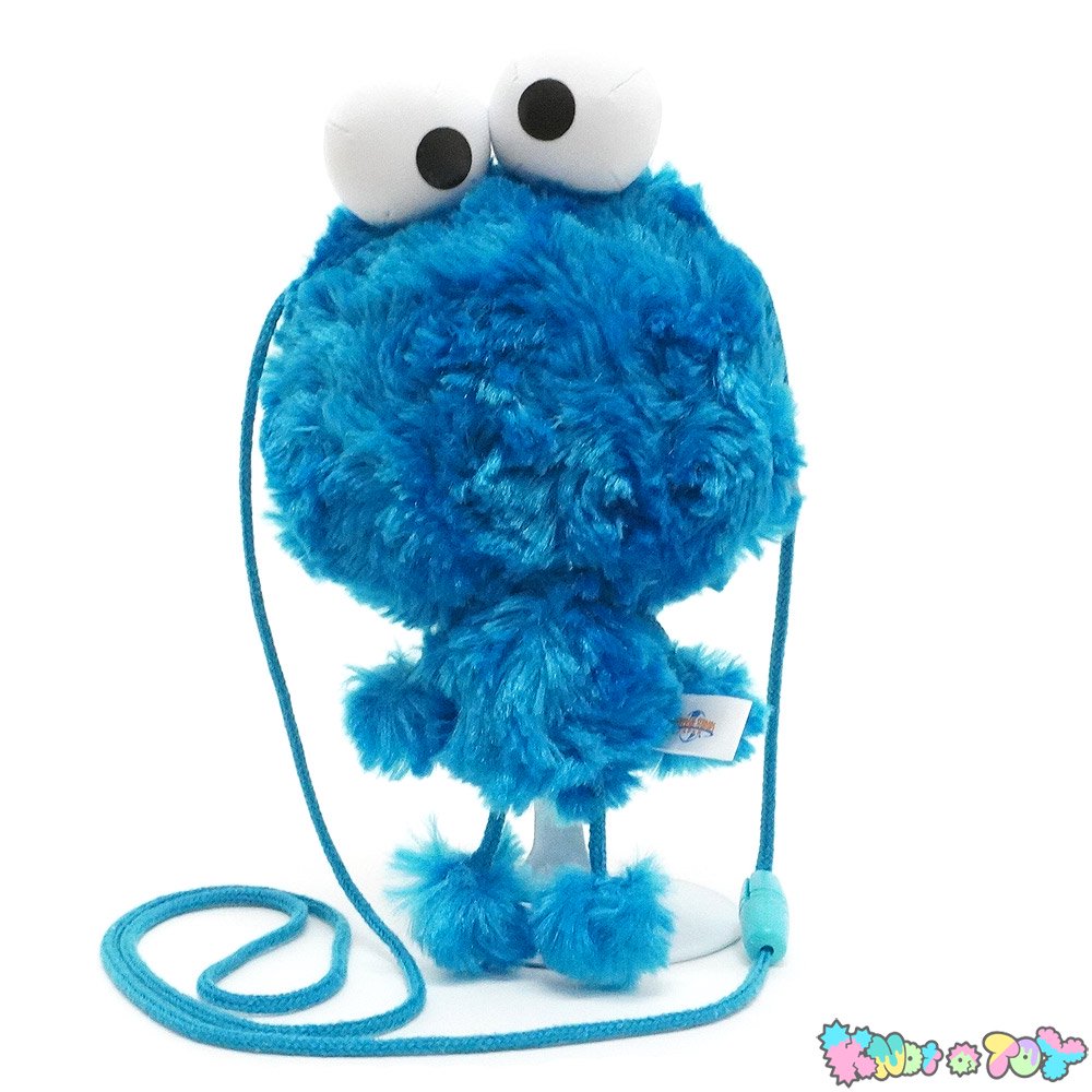 SESAME STREET/セサミストリート・UNIVERSAL STUDIOS JAPAN/ユニバーサルスタジオジャパン・ぬいぐるみポーチ「 Cookie Monster/クッキーモンスター」2008 - KNot a TOY/ノットアトイ