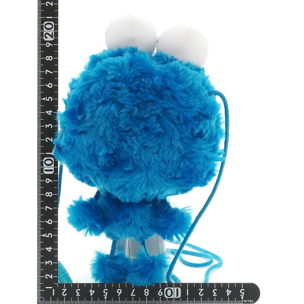 SESAME STREET/セサミストリート・UNIVERSAL STUDIOS JAPAN/ユニバーサルスタジオジャパン・ぬいぐるみポーチ「 Cookie Monster/クッキーモンスター」2008 - KNot a TOY/ノットアトイ