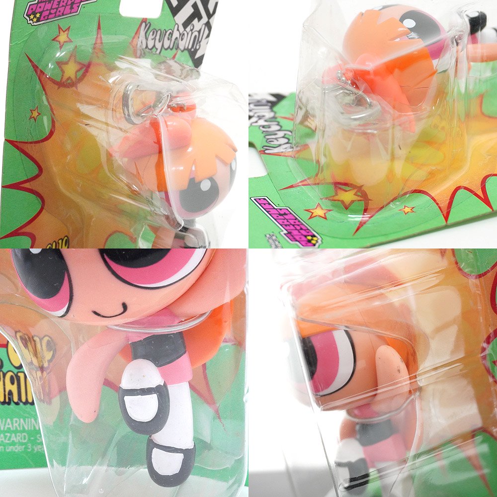 THE POWERPUFF GIRLS/パワーパフガールズ・タカラ・Figure Keychain/フィギュア付きキーチェーン (Clip&Chain/クリップ＆チェーン)「Blossom/ブロッサム」 - KNot a TOY/ノットアトイ