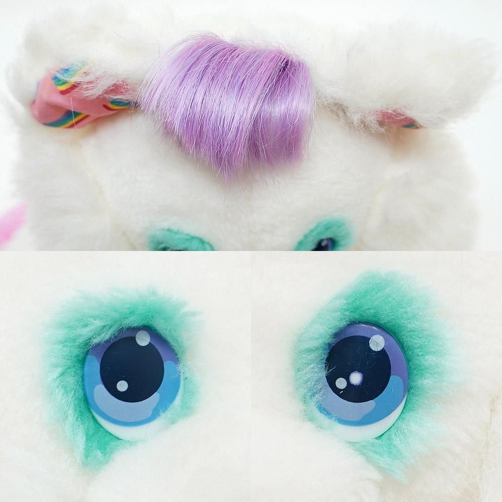 アメトイ　ブラッシュアラブズ　ホワイト　80年代　ぬいぐるみ　希少 Brush-a-Loves/ブラッシュアラブズ・Plush/ぬいぐるみ・Bubble