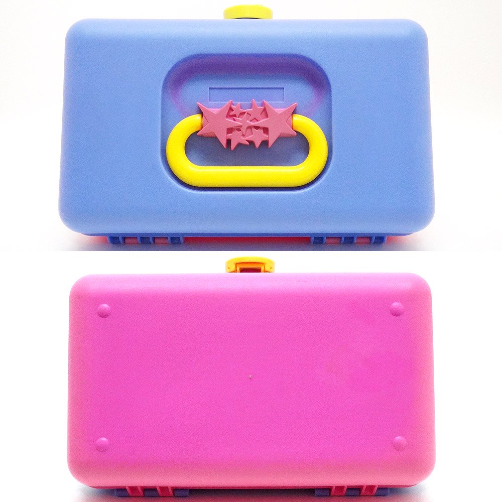 Barbie/バービー・Caboodles/カブードルズ・Makeup Storage Carrying  Case・メイクボックス・小物入れ・スター・ピンク×ブルー・2802 - KNot a TOY/ノットアトイ