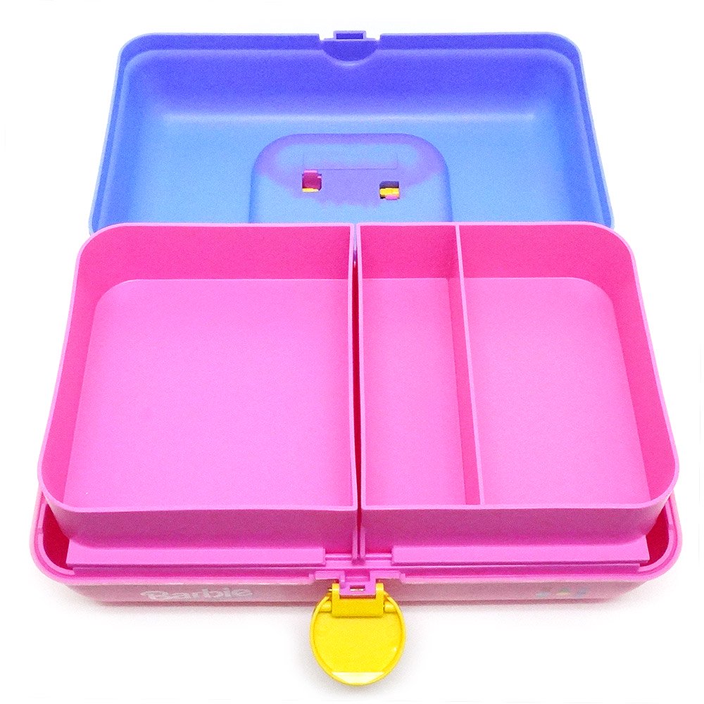 Barbie/バービー・Caboodles/カブードルズ・Makeup Storage Carrying  Case・メイクボックス・小物入れ・スター・ピンク×ブルー・2802 - KNot a TOY/ノットアトイ