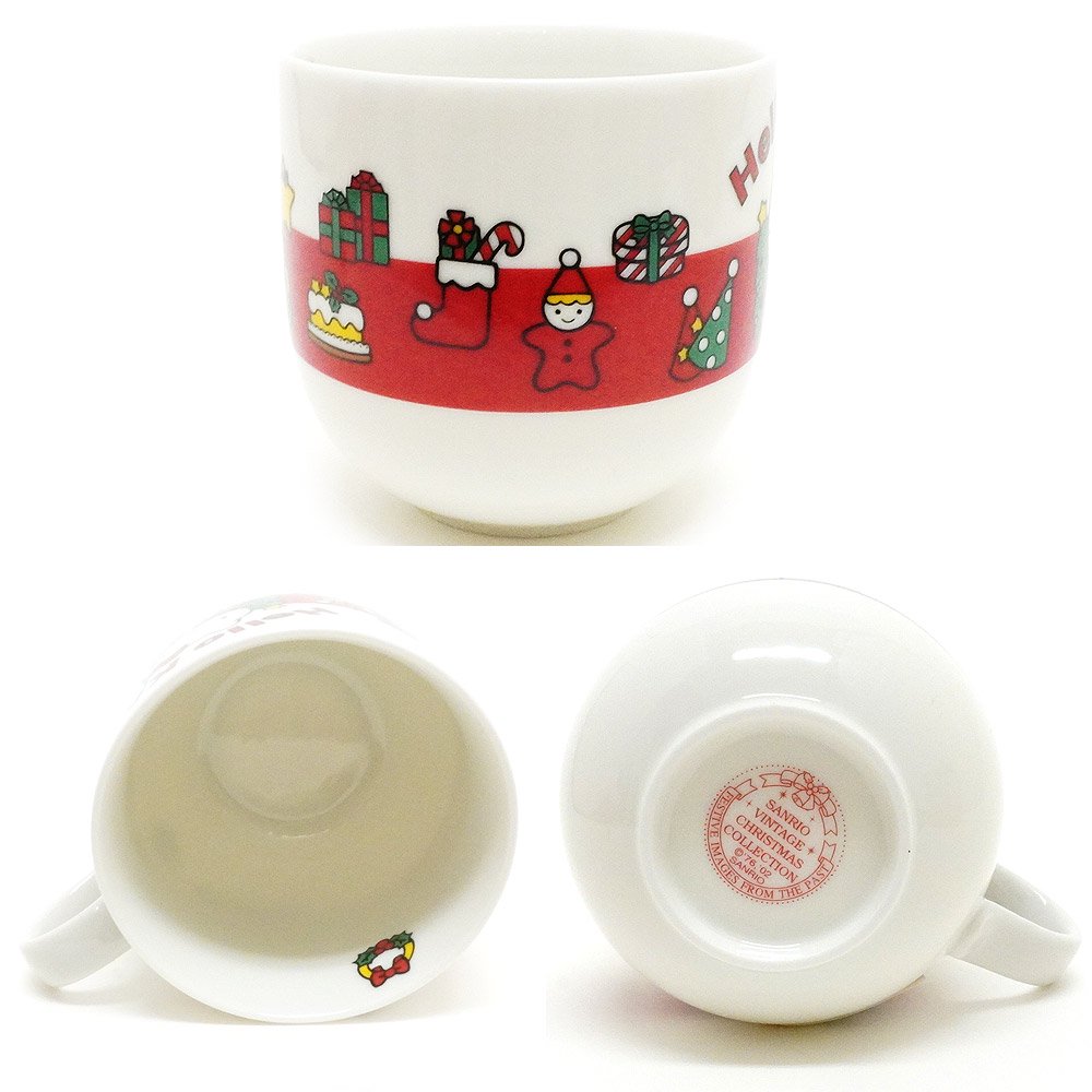 Hello Kitty/ハローキティ・Mug/マグカップ・陶磁器・Vintage Christmas Collection・クリスマス・2002年 -  KNot a TOY/ノットアトイ