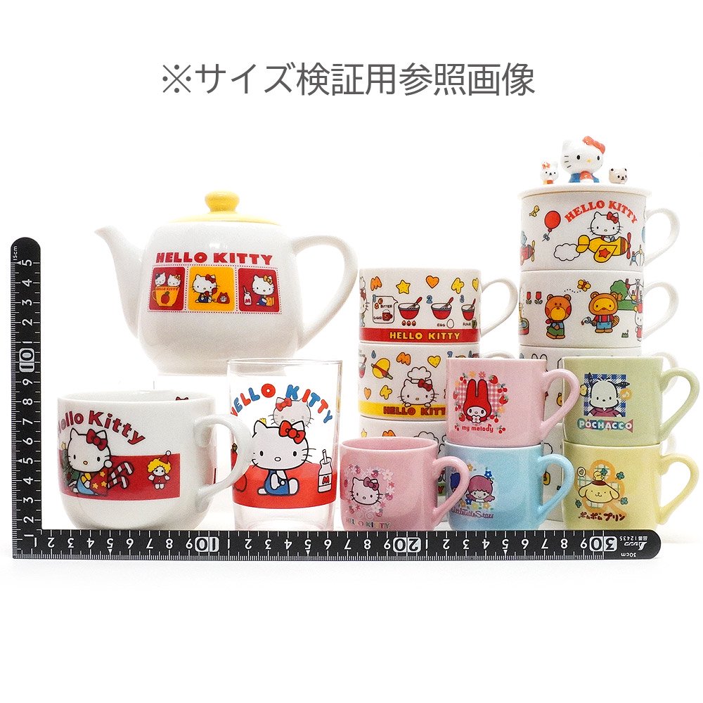 Hello Kitty/ハローキティ・Stacking Mugs/スタッキングマグセット・フタ付き4点・陶磁器・レトロ・2001年 - KNot a  TOY/ノットアトイ