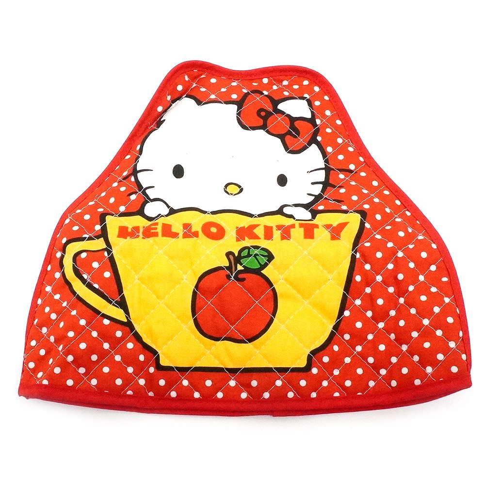 Hello Kitty/ハローキティ・Teapot ＆ Cosy/ティーポット＆コゼー(ポットカバー)・陶磁器・レトロ・2001年 - KNot a  TOY/ノットアトイ