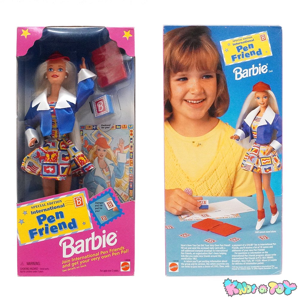 International Pen Friend Barbie/インターナショナルペンフレンドバービー・1995年 - KNot a  TOY/ノットアトイ