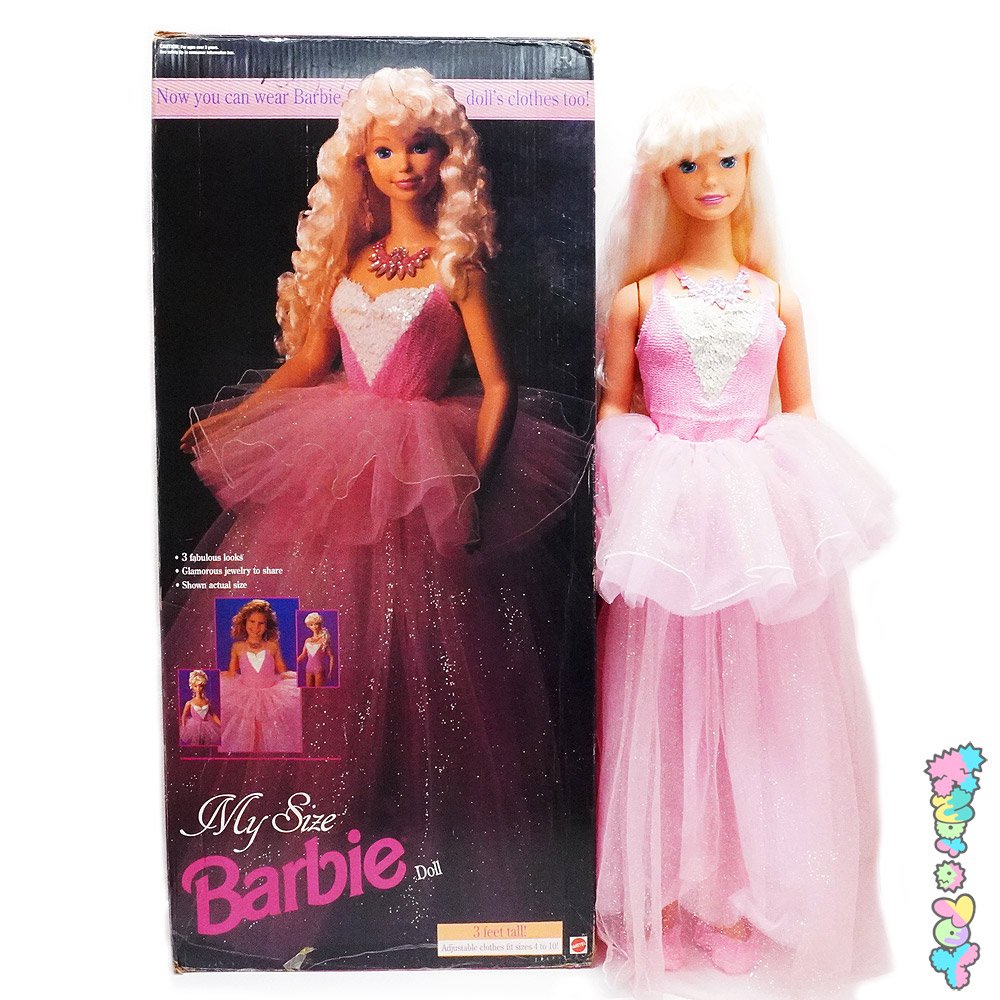 My Size Barbie/マイサイズバービー・3 Feet Tall・約95cm・1992年