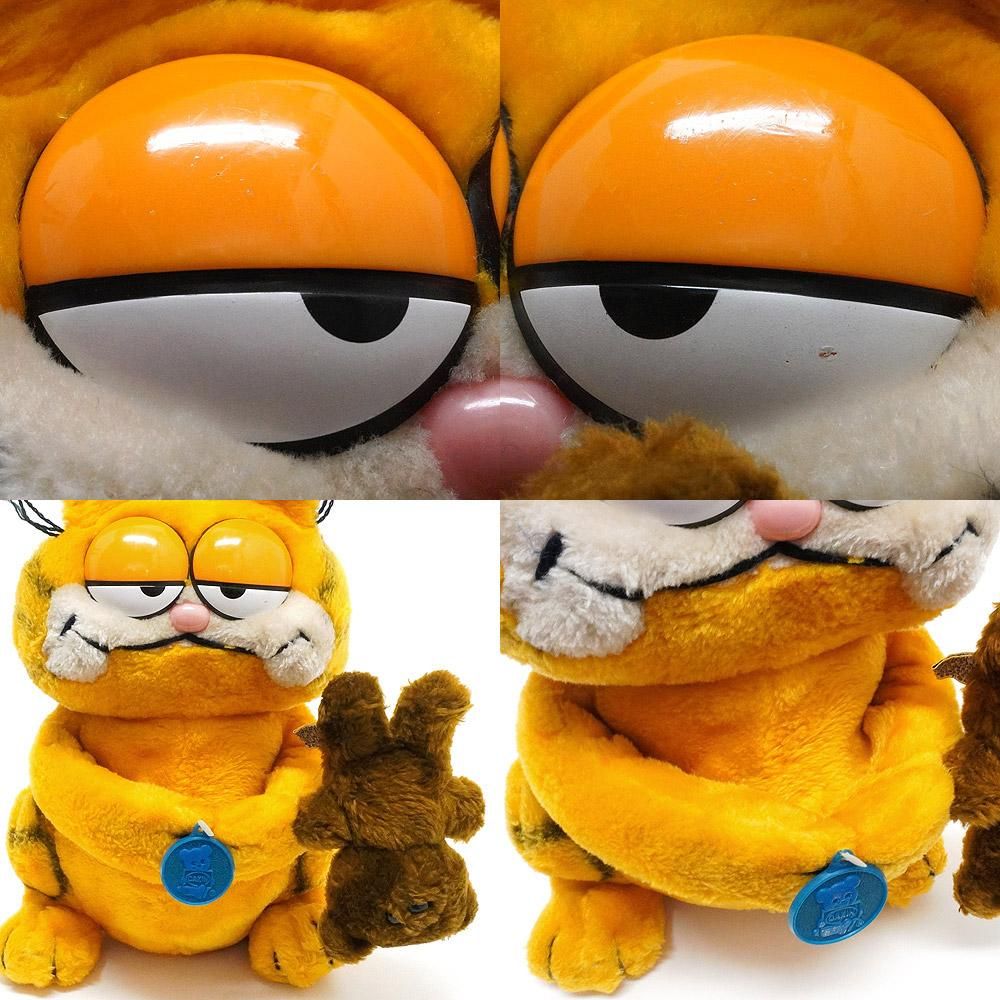 ガーフィールド＆プーキー 抱っこ ぬいぐるみ DAKINタグ付き ガーフィールド プラッシュ DAKIN社 スケートボード ぬいぐるみ