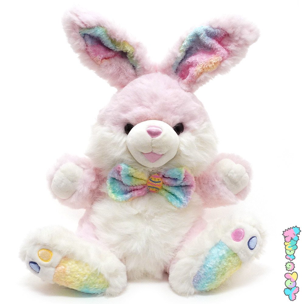 Bunny/バニー/Rabbit/ウサギ・Plush/ぬいぐるみ・ピンク×ホワイト