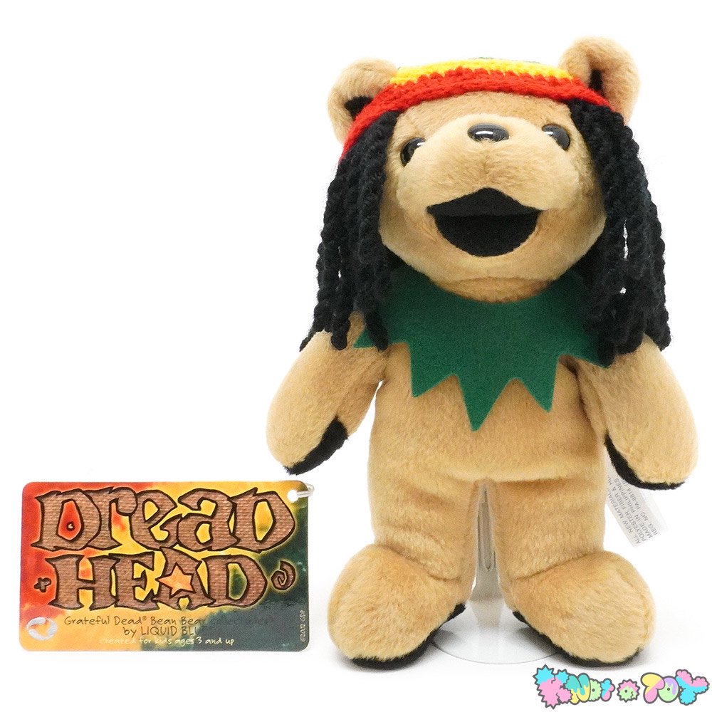 Grateful Dead/グレイトフルデッド・Bean Bear/ビーンベア(デッドベア・ダンシングベア)・ぬいぐるみ・エディション9「Dread  Head/ドレッドヘッド・1982年11月25日」 - KNot a TOY/ノットアトイ