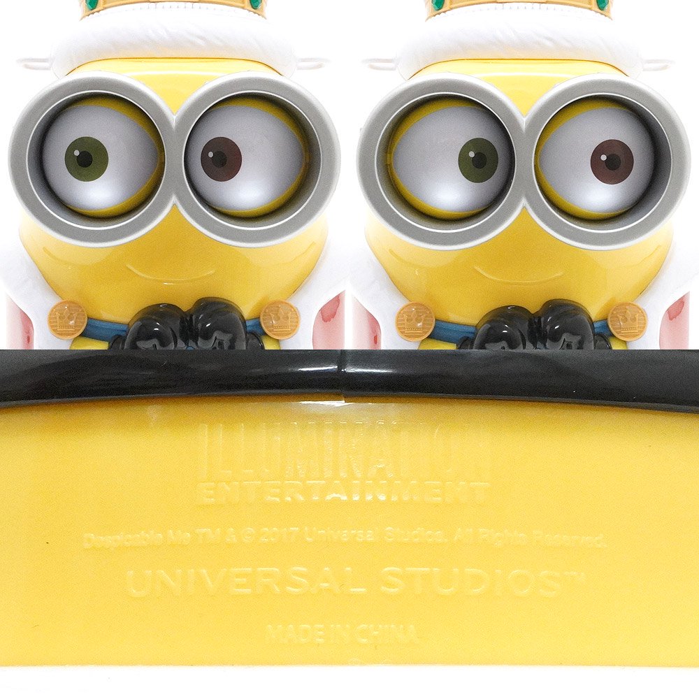 USJ/ユニバーサルスタジオジャパン・Popcorn Bucket/ポップコーンバケツ 「Minions/ミニオンズ・Bob/ボブ・King  Bob/キング・ボブ」 - KNot a TOY/ノットアトイ