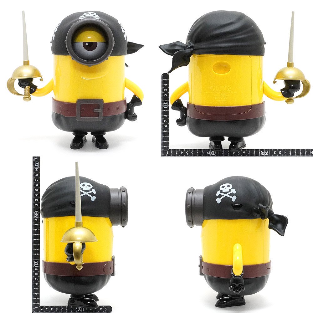 USJ/ユニバーサルスタジオジャパン・Popcorn Bucket/ポップコーンバケツ 「Minions/ミニオンズ・Stuart/スチュアート・Pirates  Minion/パイレーツミニオン」 - KNot a TOY/ノットアトイ