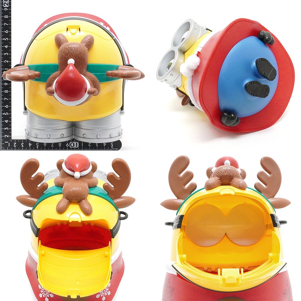 USJ/ユニバーサルスタジオジャパン・Popcorn Bucket/ポップコーンバケツ 「Minions/ミニオンズ・Reindeer  Bob&Santa Tim/レインディアボブ＆サンタティム」 - KNot a TOY/ノットアトイ