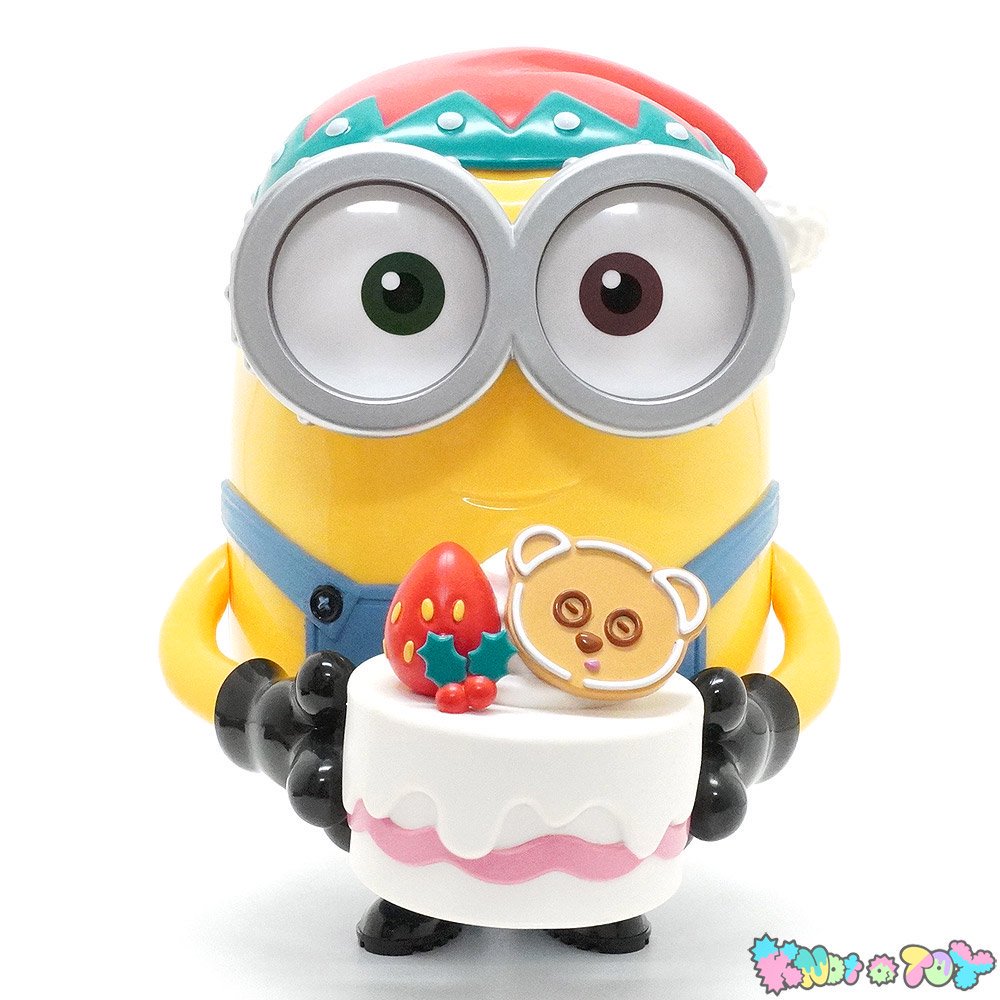 USJ/ユニバーサルスタジオジャパン・Holiday/ホリデー・Snack Case/スナックケース  「Minions/ミニオンズ・Bob/ボブ・Christmas Cake/クリスマスケーキ」 - KNot a TOY/ノットアトイ