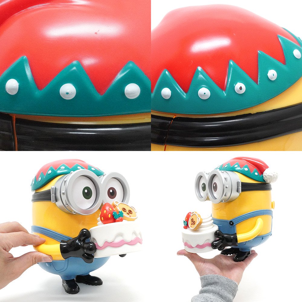 USJ/ユニバーサルスタジオジャパン・Holiday/ホリデー・Snack Case/スナックケース 「Minions/ミニオンズ・Bob/ボブ・Christmas  Cake/クリスマスケーキ」 - KNot a TOY/ノットアトイ