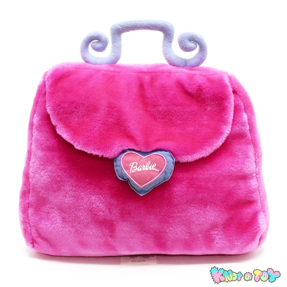 Barbie/バービー・Pink Plush Pillow Purse・バッグ型クッション