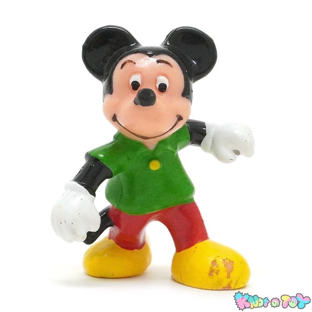 WALT DISNEY PRODUCTIONS/ウォルトディズニープロダクションズ・PVC Figureフィギュア 「Mickey  Mouse/ミッキーマウス・Green Shirt/グリーンシャツ」 - KNot a TOY/ノットアトイ