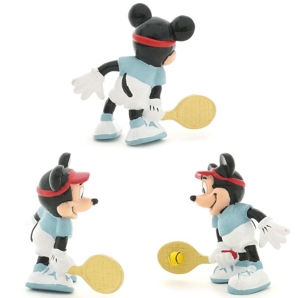 WALT DISNEY COMPANY/ウォルトディズニーカンパニー・PVC Figure/フィギュア・Sports/スポーツ 「Mickey  Mouse/ミッキーマウス・Tennis/テニス」 - KNot a TOY/ノットアトイ