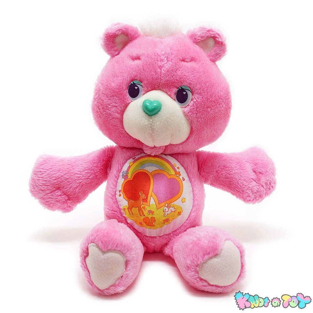 Care Bears/ケアベア・ぬいぐるみ・Love-a-lot Bear/ラブアロットベア・Environmental Bears/環境ケアベア・13inch・1991年・Kenner  - KNot a TOY/ノットアトイ