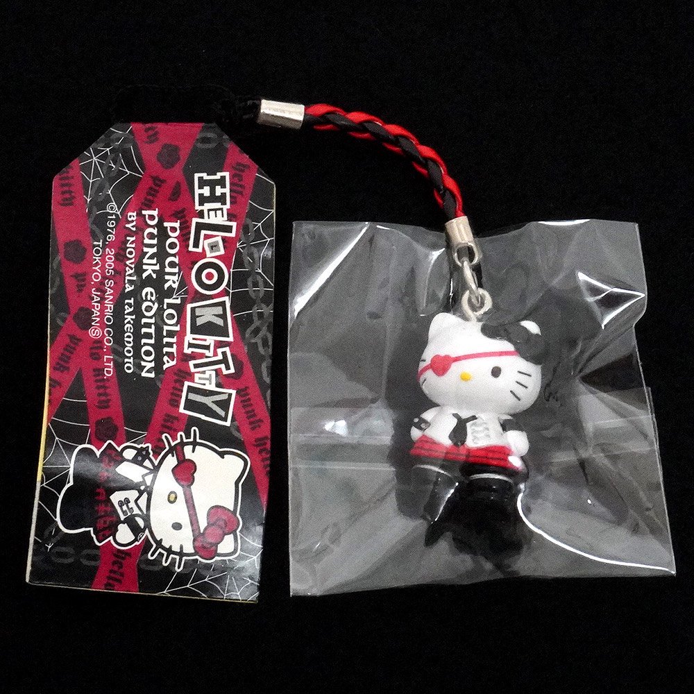 Hello Kitty/ハローキティ・Pour Lolita Punk Edition・パンク・嶽本野ばら・ストラップ・ご当地キティ・Gotochi  Charm Keychain・2005年 - KNot a TOY/ノットアトイ