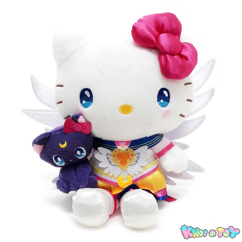 Hello Kitty/ハローキティ・Plush/ぬいぐるみ・Sailor  Moon/美少女戦士セーラームーンCosmos・高さ(座った状態で)約18cm・2023年 - KNot a TOY/ノットアトイ