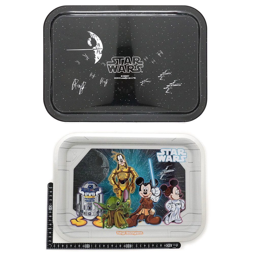 Tokyo Disneyland/東京ディズニーランド・Metal Tray/メタルトレイ・長方形盆「STAR TOURS/スターツアーズ・STAR  WARS/スターウォーズ×ディズニーキャラクター」 - KNot a TOY/ノットアトイ