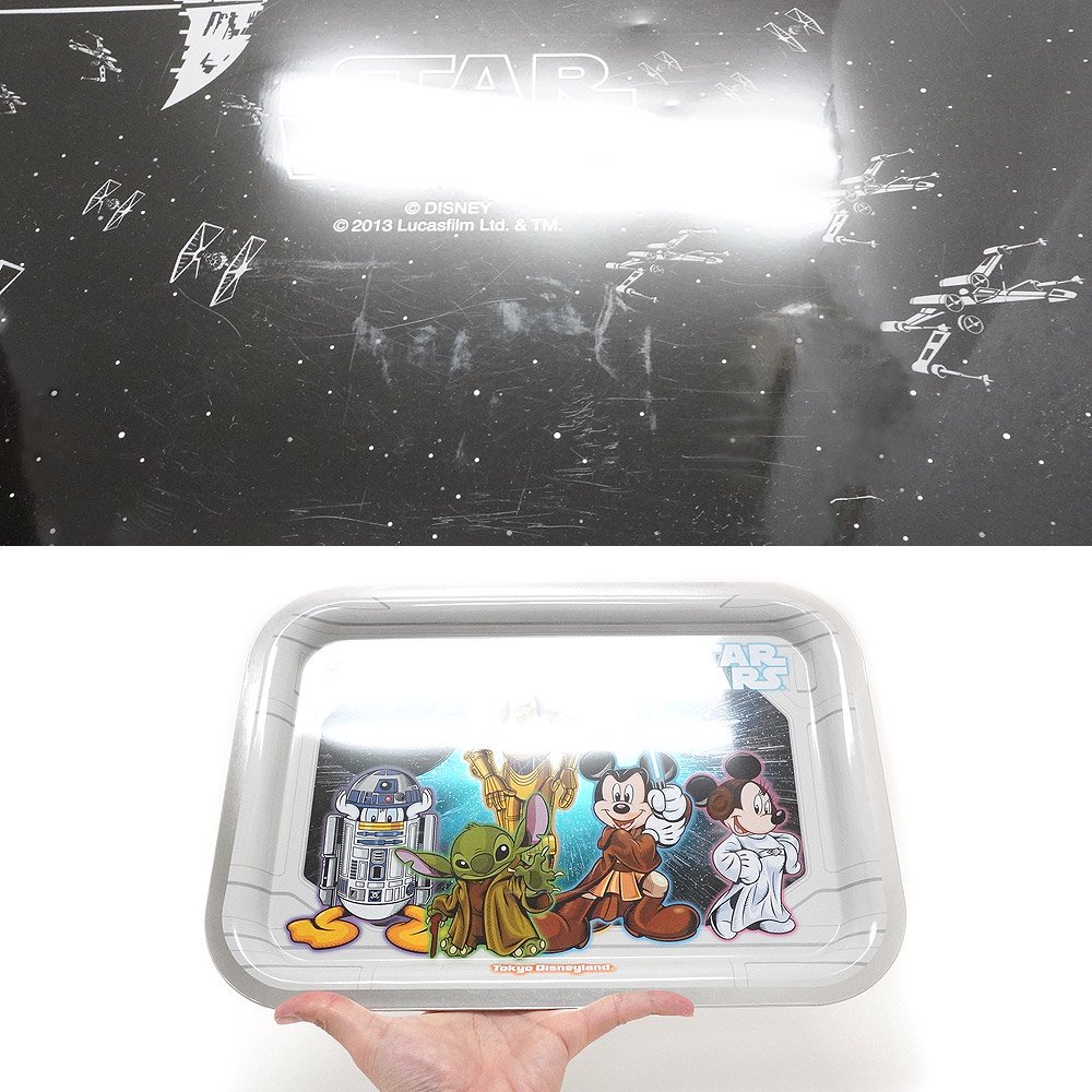 Tokyo Disneyland/東京ディズニーランド・Metal Tray/メタルトレイ・長方形盆「STAR TOURS/スターツアーズ・STAR  WARS/スターウォーズ×ディズニーキャラクター」 - KNot a TOY/ノットアトイ