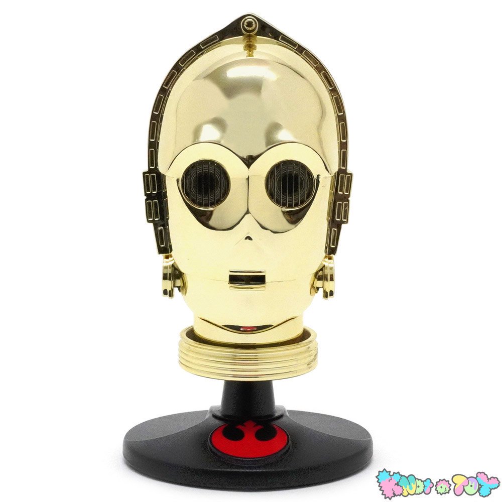 STAR WARS/スターウォーズ・TRILOGY COLLECTIONトリロジーコレクション・Riddell/リデル「SEE-THREEPIO/C-3PO・ミニチュアヘルメット・ライトアップアイズ」  - KNot a TOY/ノットアトイ