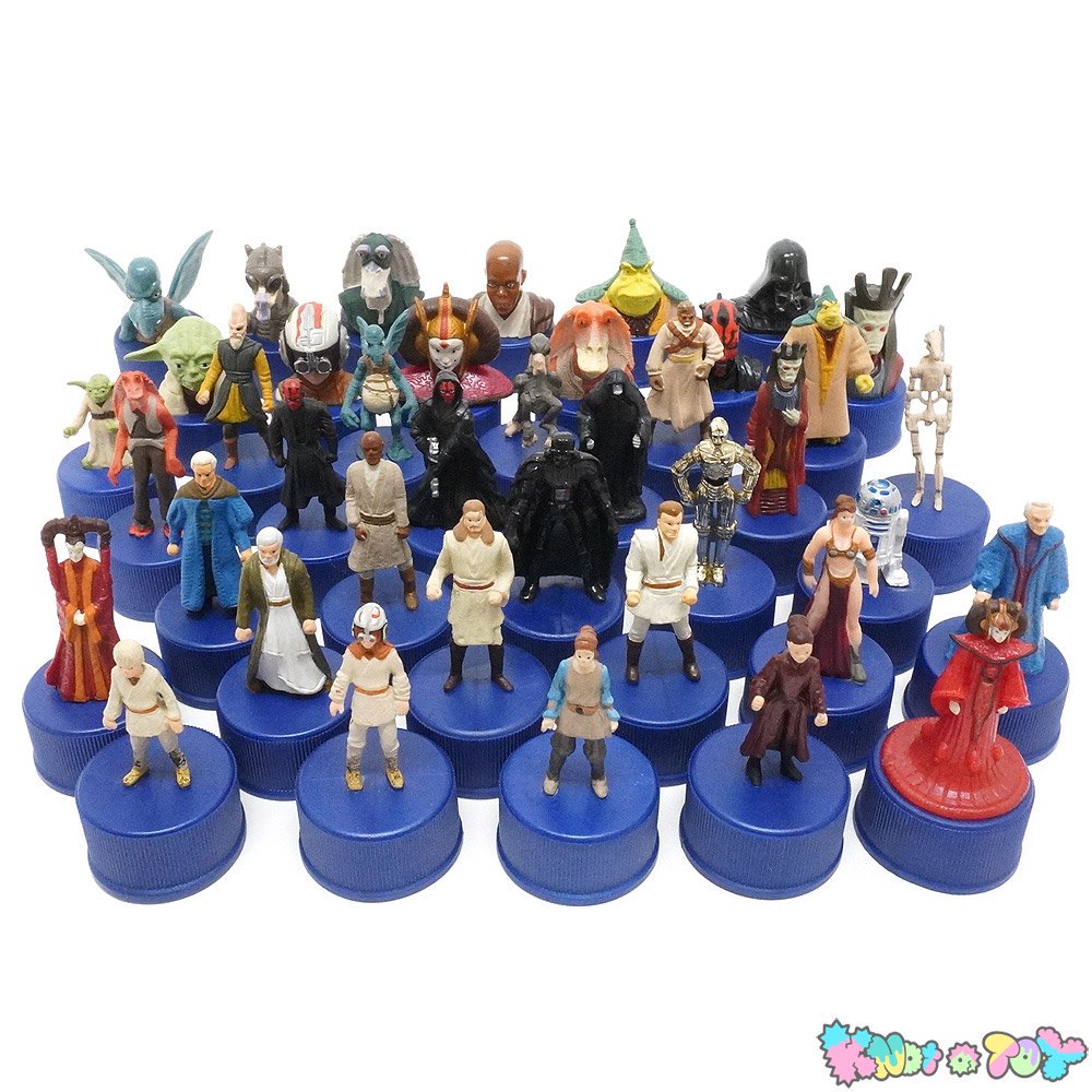 STAR WARS/スターウォーズ×PEPSI/ペプシ・Bottle Cap  Collection/ボトルキャップコレクション・Figure/フィギュア・エピソード1・ファントムメナス・40個セット - KNot a  TOY/ノットアトイ