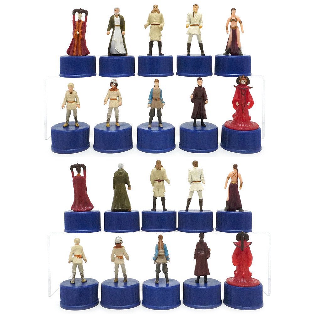 STAR WARS/スターウォーズ×PEPSI/ペプシ・Bottle Cap Collection/ボトルキャップコレクション・Figure/フィギュア ・エピソード1・ファントムメナス・40個セット - KNot a TOY/ノットアトイ