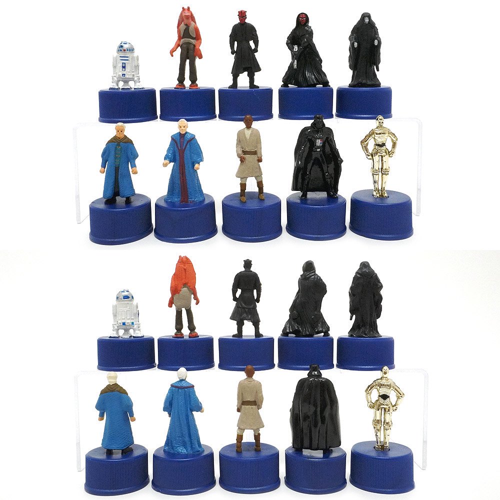 STAR WARS/スターウォーズ×PEPSI/ペプシ・Bottle Cap  Collection/ボトルキャップコレクション・Figure/フィギュア・エピソード1・ファントムメナス・40個セット - KNot a  TOY/ノットアトイ