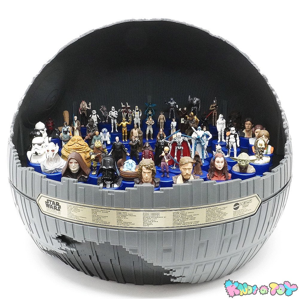 STAR WARS/スターウォーズ×PEPSI/ペプシ・Bottle Cap Collection/ボトルキャップ コレクション・Figure/フィギュア・エピソード3・シスの復讐・専用台座セット - KNot a TOY/ノットアトイ