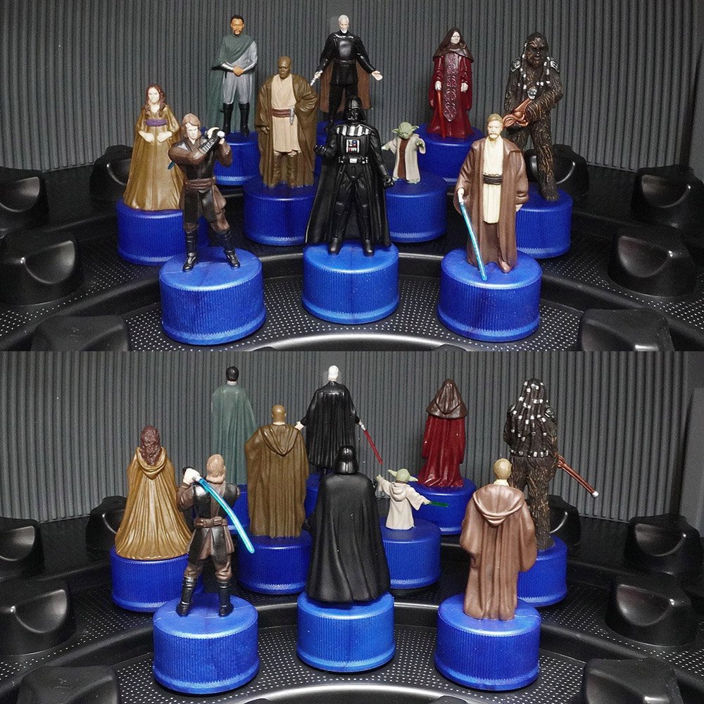 STAR WARS/スターウォーズ×PEPSI/ペプシ・Bottle Cap  Collection/ボトルキャップコレクション・Figure/フィギュア・エピソード3・シスの復讐・専用台座セット - KNot a  TOY/ノットアトイ