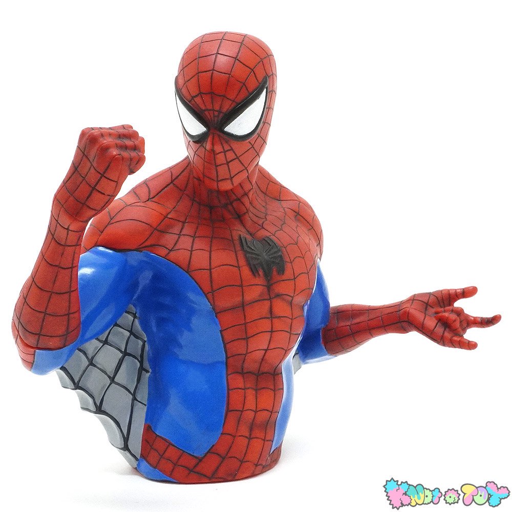 Marvel/マーベル・Monogram/モノグラム・Coin Bank/コインバンク/ソフビフィギュア型貯金箱  「Spider-Man/スパイダーマン」 2006年 - KNot a TOY/ノットアトイ