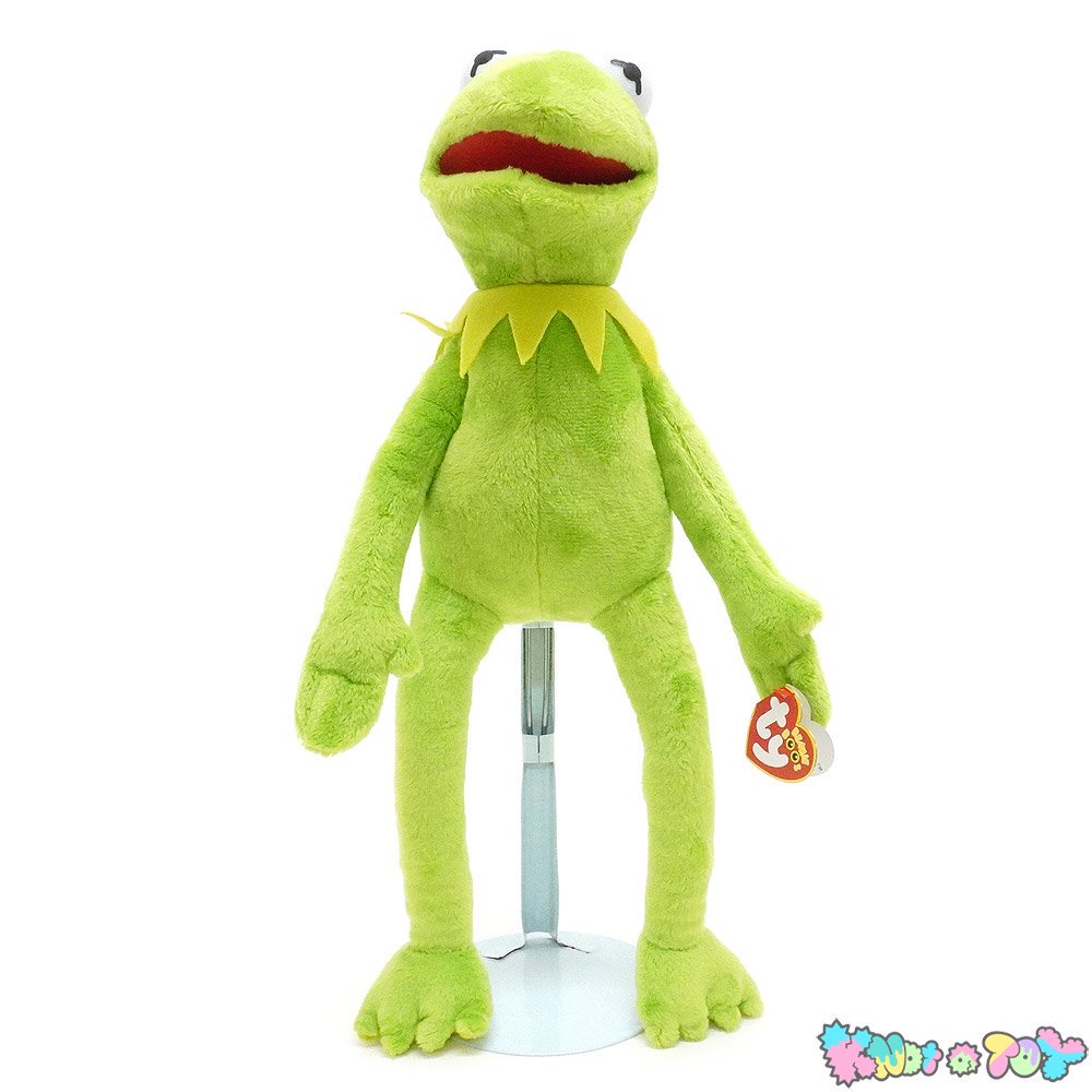 Jim Henson's Muppets/ジムヘンソンズ・マペッツ・ty・ビーニーブースコレクション・ぬいぐるみ・ミディアムサイズ「Kermit  the Frog/カーミット・ザ・フロッグ」2015年 - KNot a TOY/ノットアトイ