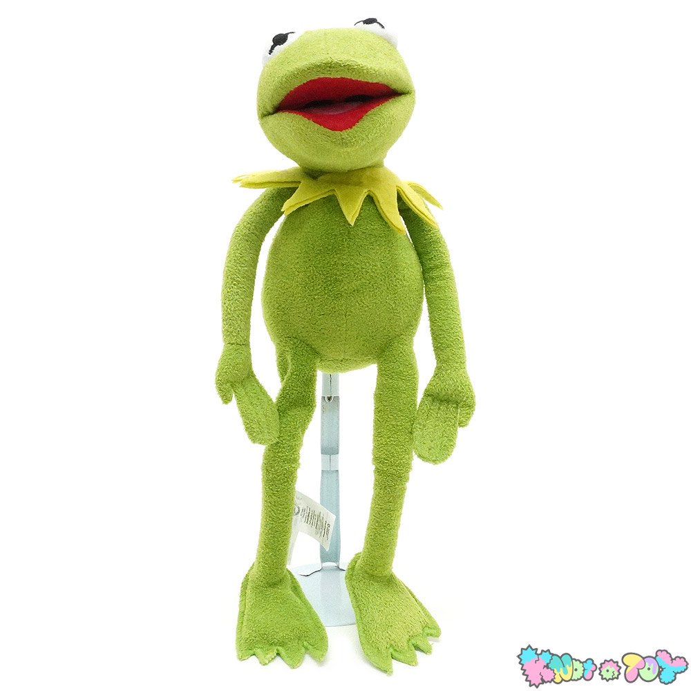 Jim Henson's Muppets/ジムヘンソンズ・マペッツ・Disney Store/ディズニーストア・ビーンバッグ・ぬいぐるみ 「Kermit  the Frog/カーミット・ザ・フロッグ」 - KNot a TOY/ノットアトイ