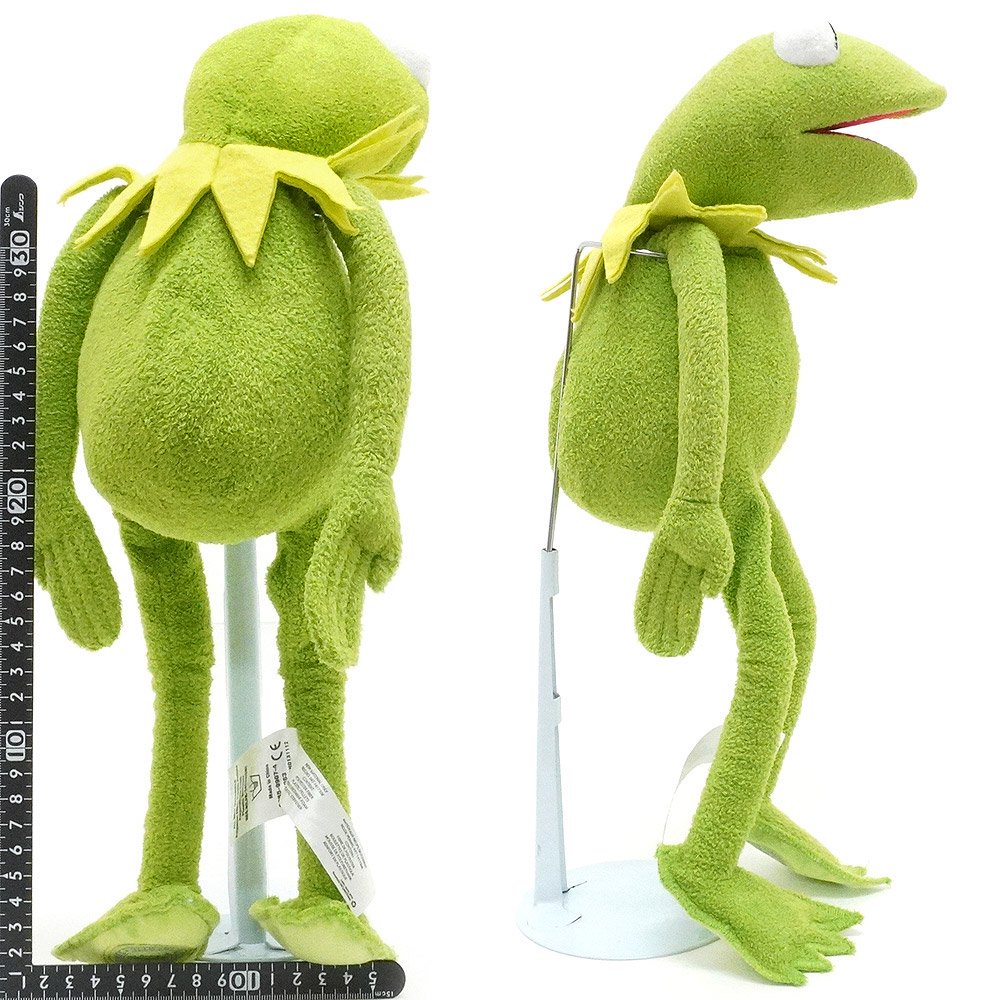 Jim Henson's Muppets/ジムヘンソンズ・マペッツ・Disney Store/ディズニーストア・ビーンバッグ・ぬいぐるみ 「Kermit  the Frog/カーミット・ザ・フロッグ」 - KNot a TOY/ノットアトイ