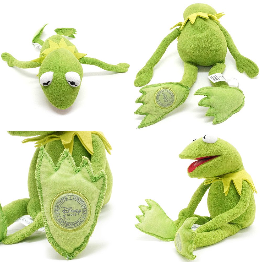 Jim Henson's Muppets/ジムヘンソンズ・マペッツ・Disney Store/ディズニーストア・ビーンバッグ・ぬいぐるみ 「Kermit  the Frog/カーミット・ザ・フロッグ」 - KNot a TOY/ノットアトイ