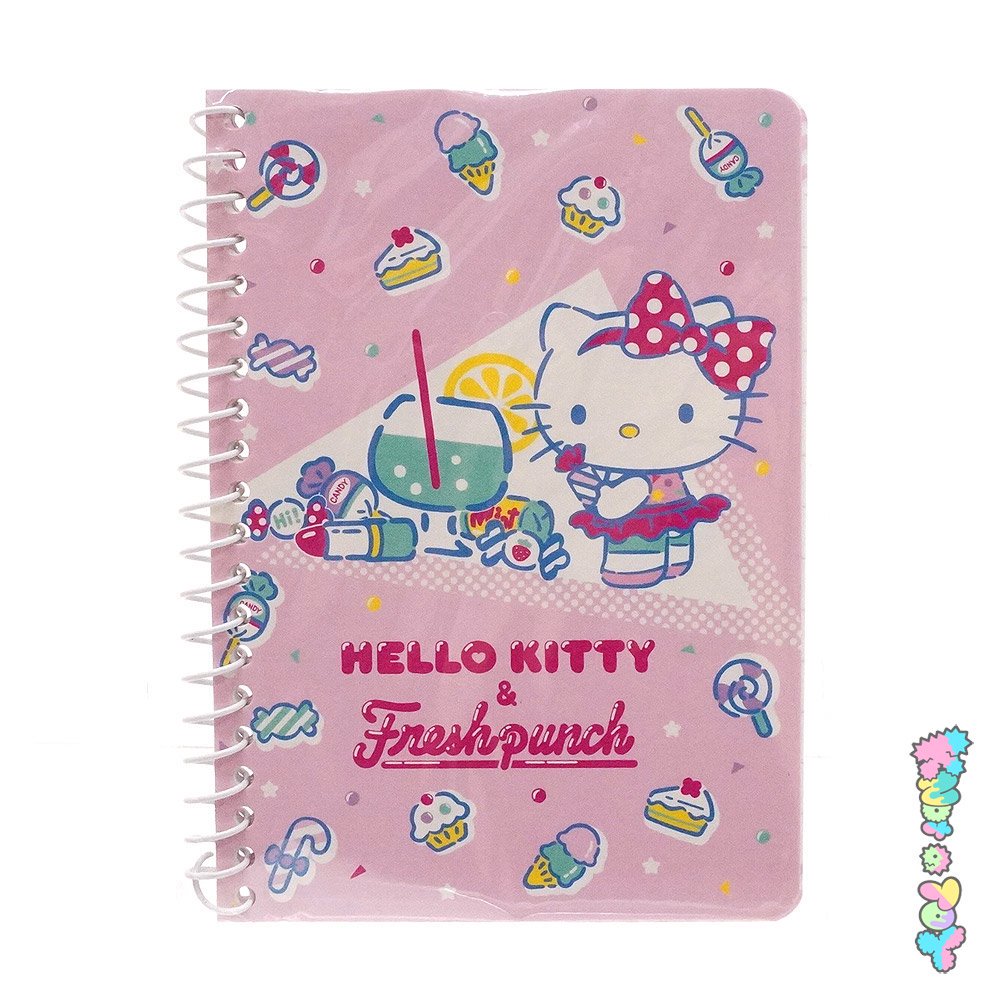 Hello Kitty × Freshpunch/ハローキティ×フレッシュパンチ・Mini Spiral Notebook/リングノート  ・ソーダ・2016年 - KNot a TOY/ノットアトイ