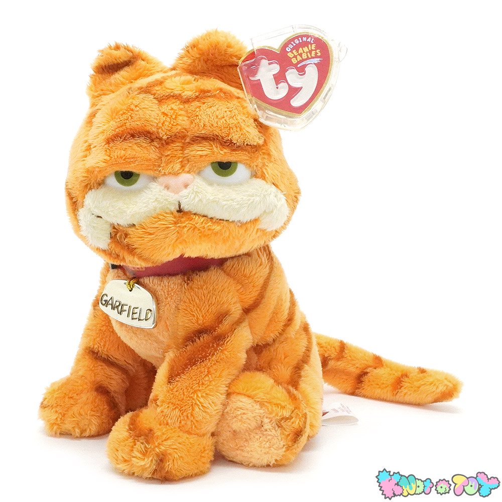 GARFIELD THE MOVIE/ガーフィールド・ザ・ムービー・TY BEANIE  BABIES/タイ・ビーニー・ベイビーズ・Plush/プラッシュ/ぬいぐるみ・17.5cm・2004年 - KNot a TOY/ノットアトイ