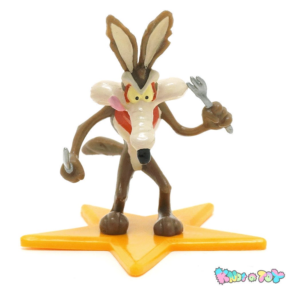 WB/ワーナーブラザース・Looney Tunes/ルーニーテューンズ・APPLAUSE/アプローズ・PVC Figure/フィギュア「Wile E.  Coyote/ワイリーコヨーテ・星型台座」96年 - KNot a TOY/ノットアトイ