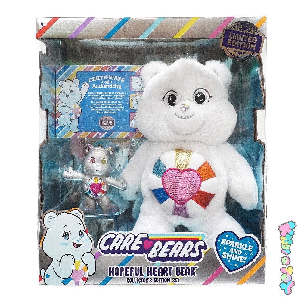 Care Bears/ケアベア・ぬいぐるみ・Hopeful Heart Bear/ホープフルハートベア・Collecotor's Edition  Set・13inch・2022年 【箱ダメージ有り】 - KNot a TOY/ノットアトイ