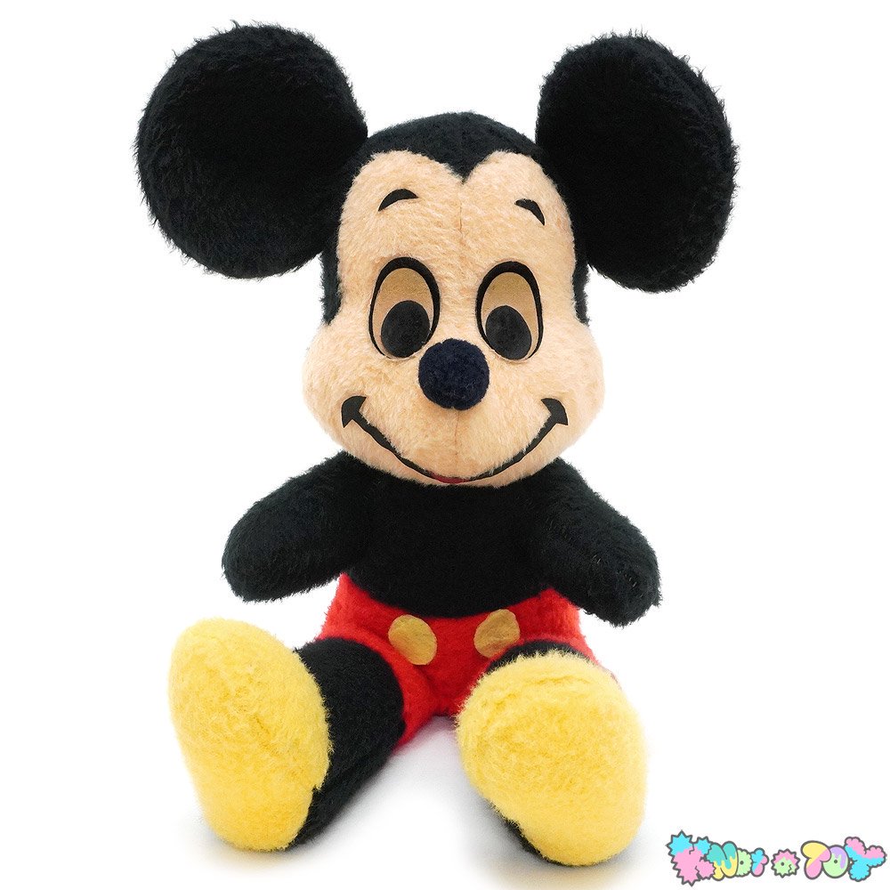 Walt Disney Productions/ウォルトディズニープロダクションズ・CALIFORNIA STUFFED  TOY・ぬいぐるみ「Mickey Mouse/ミッキーマウス」ダメージ/変色有 - KNot a TOY/ノットアトイ